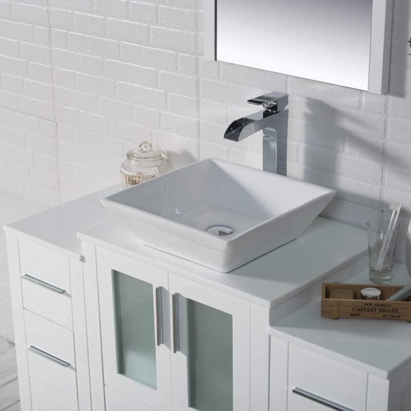 Blossom Sydney 48" Bathroom Vanity with Double Side Cabinets & Mirrors
