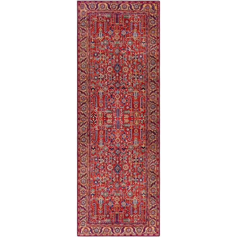 Livabliss Iris Updated Traditional Floral & Botanical Area Rug