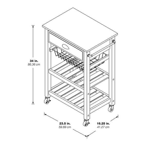 Hampton Kitchen Cart Bed Bath & Beyond 35752147