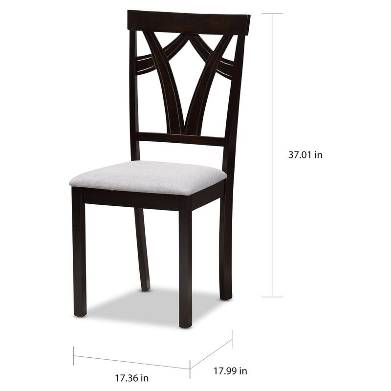 Copper Grove Cyril Contemporary Fabric Finished 5-Piece Dining Set