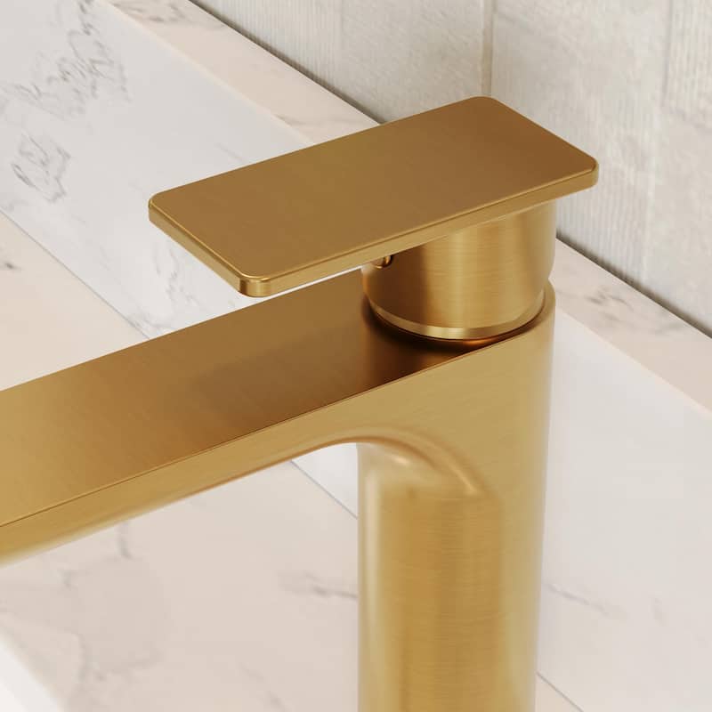 GRANDJOY Modern Single Handle Bathroom Faucet