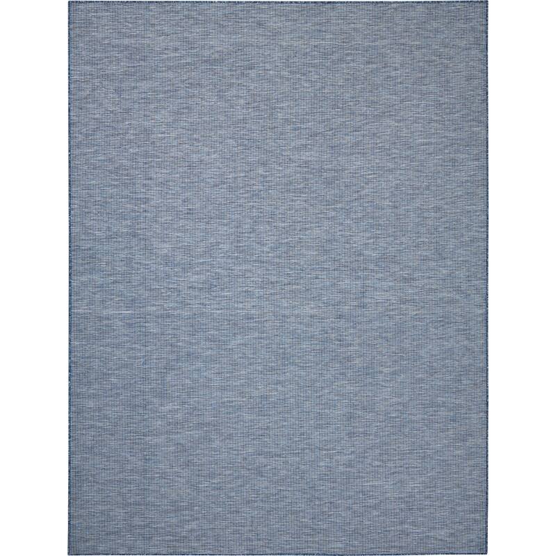 Nourison Selerno Indoor/Outdoor Solid Area Rug - 8'x10' - Navy/Blue