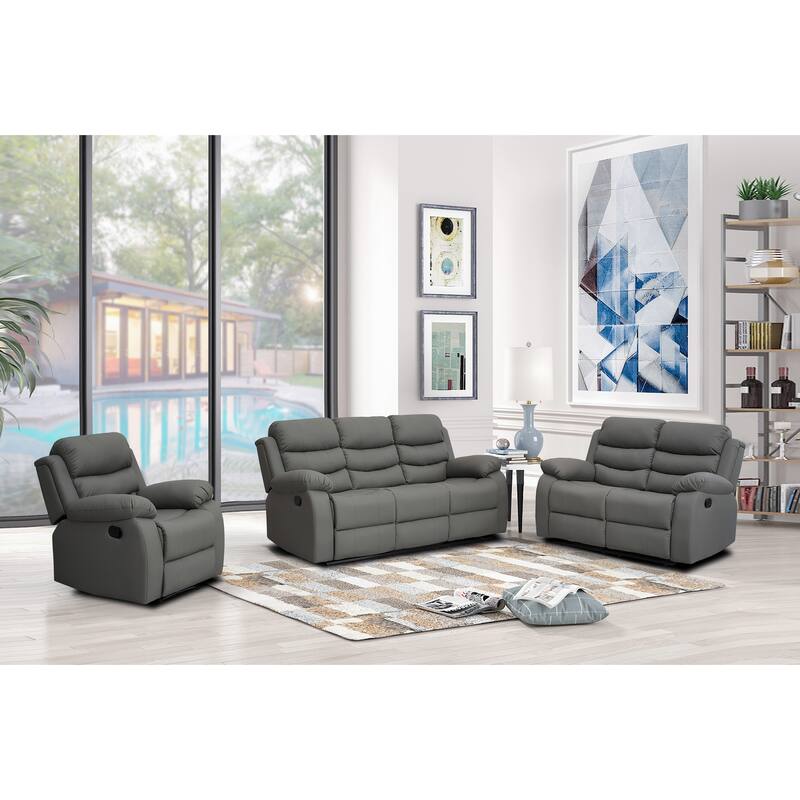 Selena Vinyl 3-Position Comfort Reclining Chair