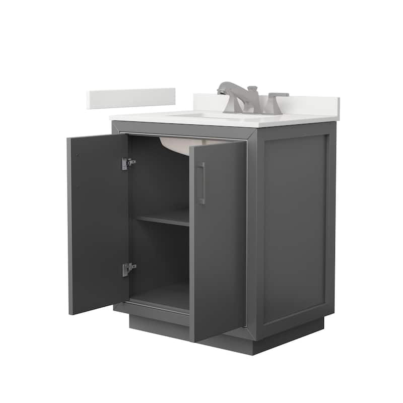 Wyndham Collection WCF111130S-QTZ-US3MXX Icon 30" Free Standing Single