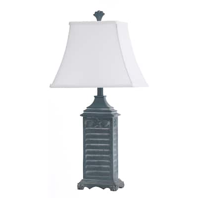 StyleCraft Longboat Key Shutter Matching Finial Table Lamp