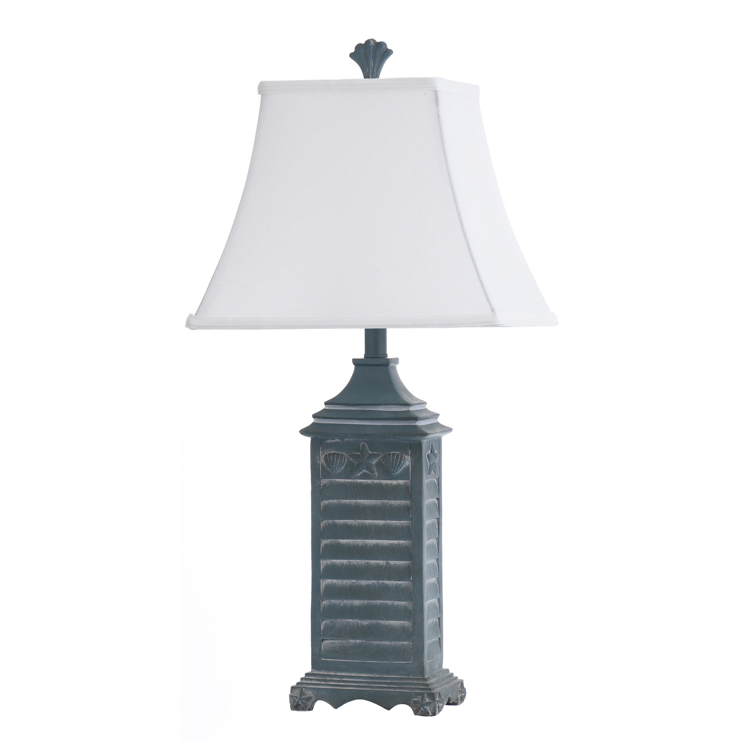 StyleCraft Longboat Key Shutter Matching Finial Table Lamp