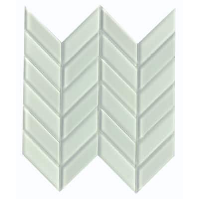 Emser Tile Edge - 12" x 12" Parallelogram Chevron Mosaic Wall Tile -