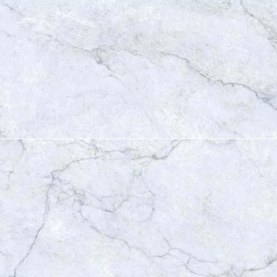 The Tile Life Beau 24x48 White Porcelain Floor & Wall Tile