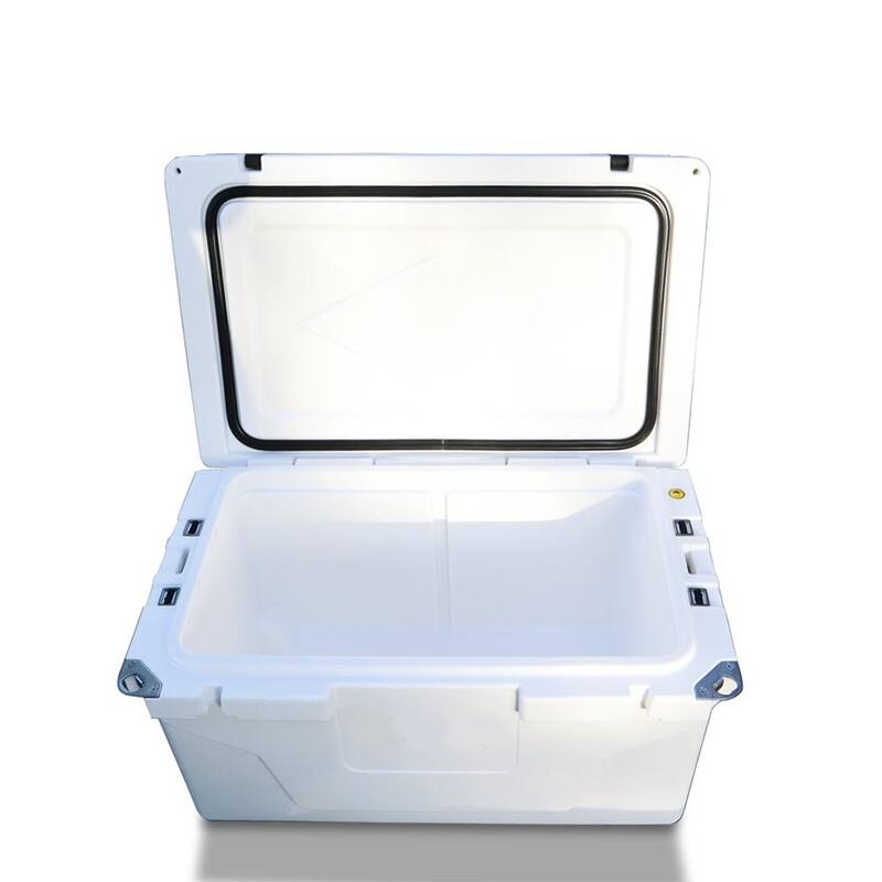 White Outdoor Portable Cooler 65Qt
