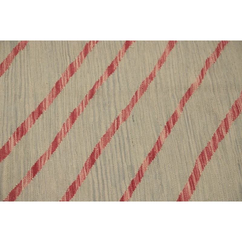 Hand Woven Oriental 100% Wool Carpet Southwestern Tribal Multi-Colored Kilim Area Rug - 8' 0'' X 4' 11''