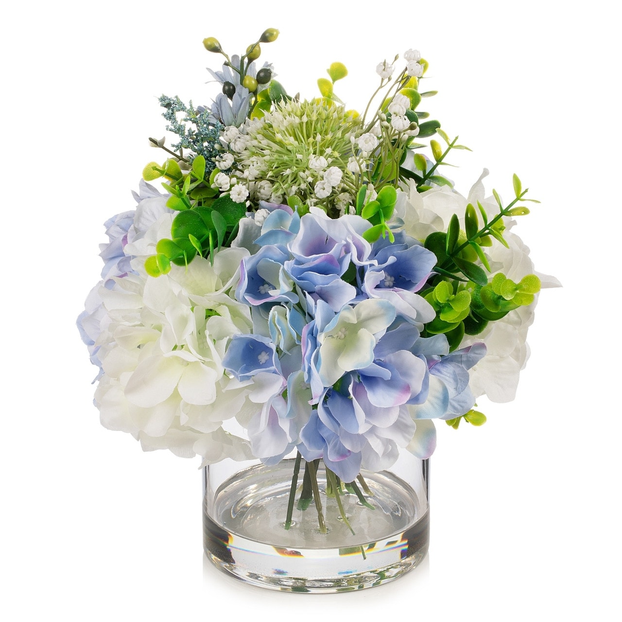Enova Floral Mixed Artificial Hydrangea Flower Arrangement in