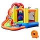 preview thumbnail 1 of 11, Kid Inflatable Bounce House Water Slide Castle with Blower - Multi - 9" x 10.5" x 7" (L x W x H) Kids