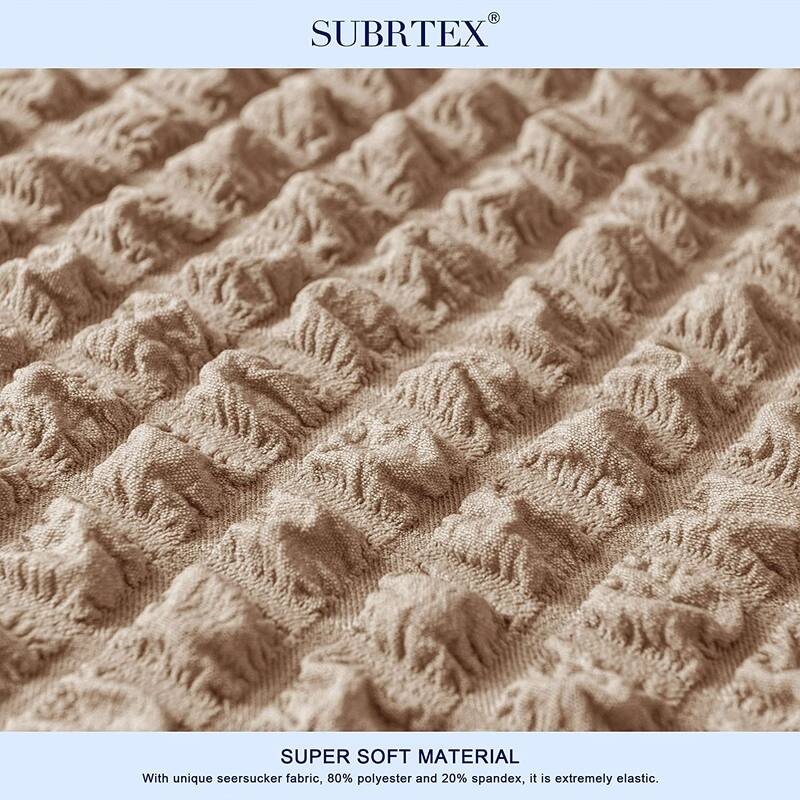 Subrtex Set-of-2 Stretch Dining Chair Cover Ruffle Skirt Slipcovers
