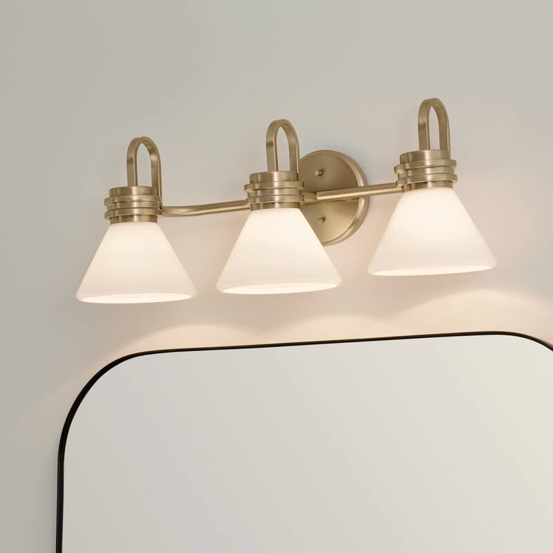 Kichler Lighting Farum 26 in. 3-Light Champagne Bronze Vanity Light