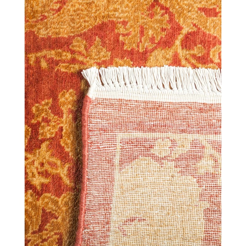 Overton Mogul, One-of-a-Kind Hand-Knotted Area Rug - Pink, 3' 1" x 5' 0" - 3' 1" x 5' 0"