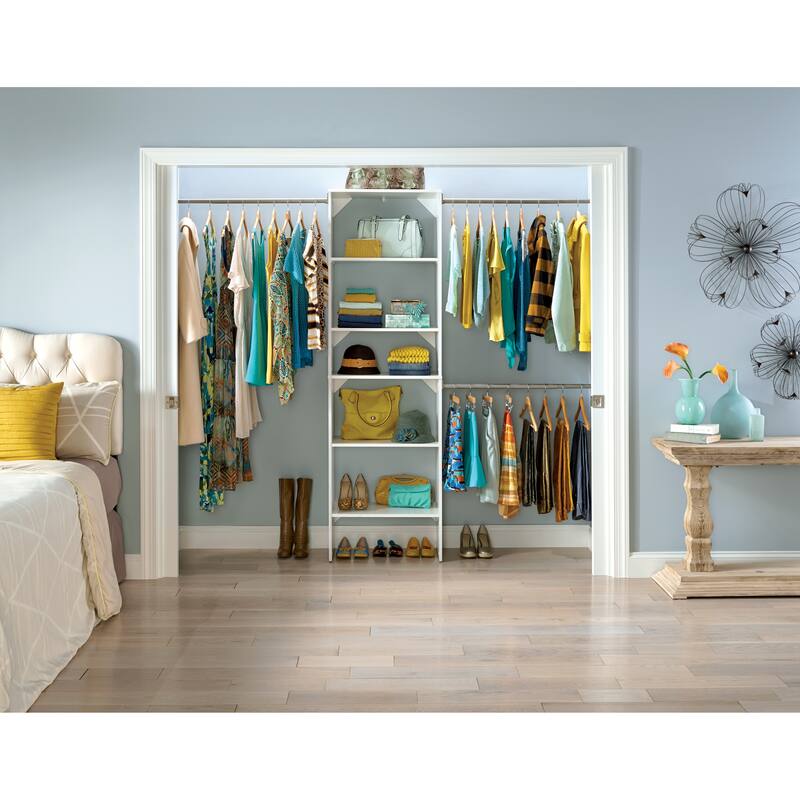 ClosetMaid SuiteSymphony 25-inch Wide Starter Tower Closet Organizer