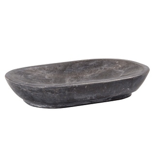 Creative Home Charcoal Marble Soap Dish, Soap Tray, Soap Holder - Gray - N/A