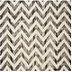 preview thumbnail 71 of 121, SAFAVIEH Dip Dye Marybeth Hand-tufted Wool Chevron Area Rug 7' Square - Ivory/Charcoal - Square