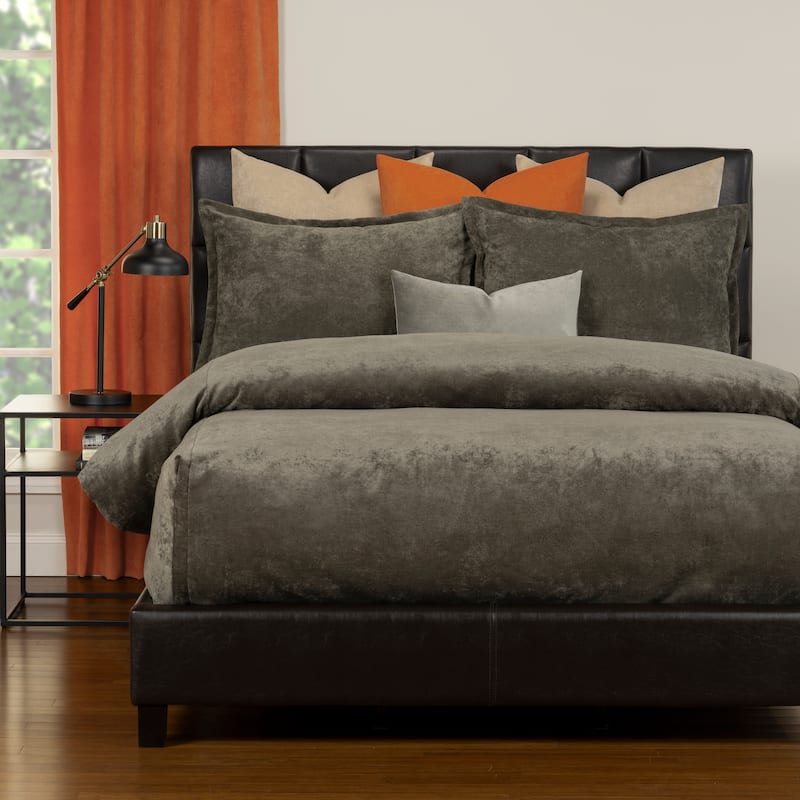 Mixology Padma 7 Piece Bedcap Comforter Set - Umber - Full