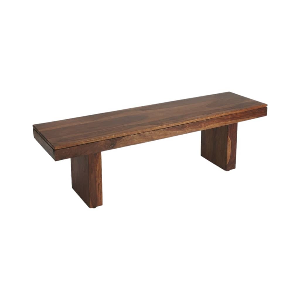 Modern Solid Wood Bench for Entryway Bedroom or Dining Room - 16” x 57” x 18”