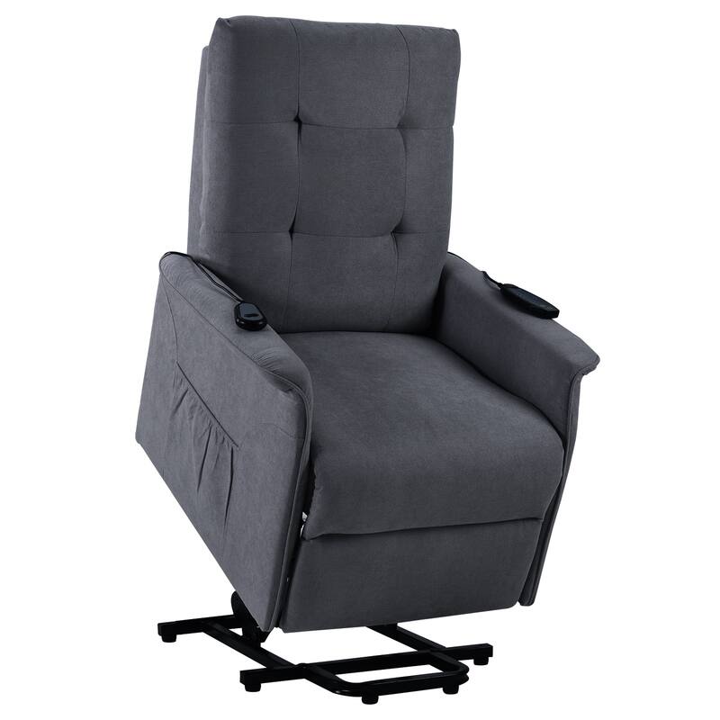 Orisfur. Power Lift Chair for Elderly with Adjustable Massage Function Recliner Chair for Living Room - N/A