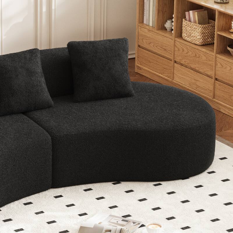 Modern Velvet 5-Seater Sofa for Living Room and Bedroom,Offices and Apartments