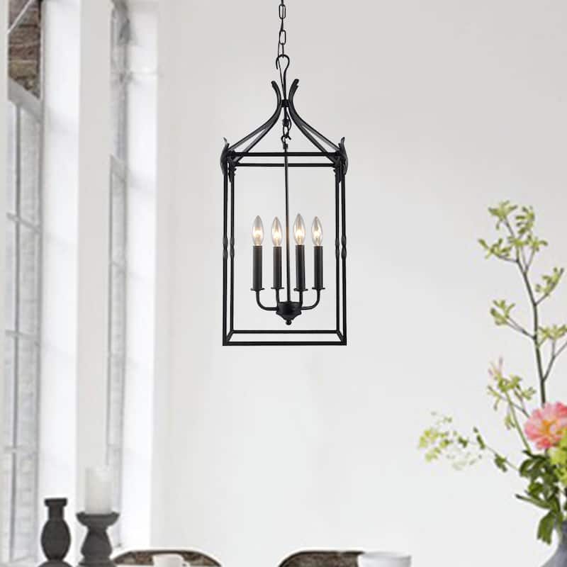 Eden 4-Light Lantern Geometric Pendant