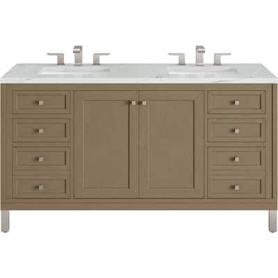 James Martin Vanities 503-V60D-3ENC Chicago 60" Free Standing Double