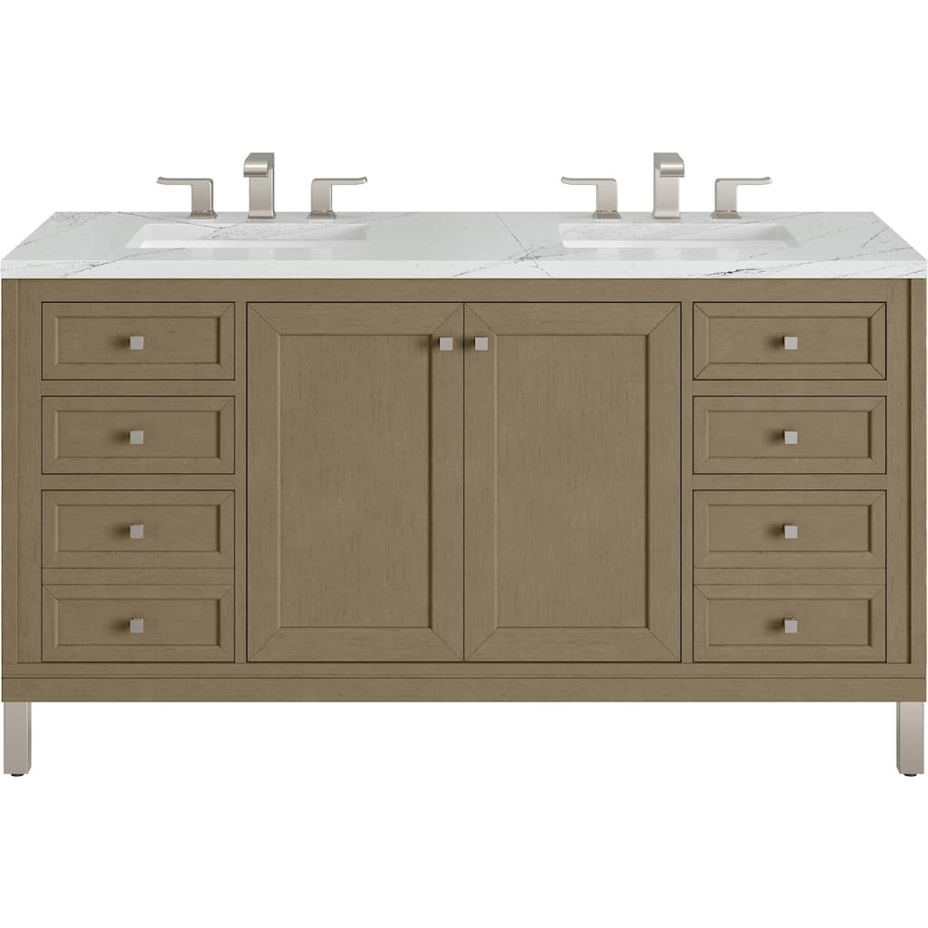 James Martin Vanities 503-V60D-3ENC Chicago 60" Free Standing Double