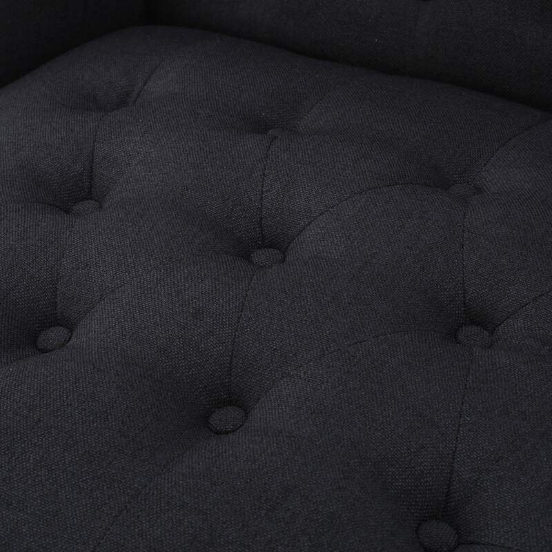 Christopher Knight Home Toddman Tufted High-Back Club Chair - 27.25" L x 33.75" W x 38.50" H