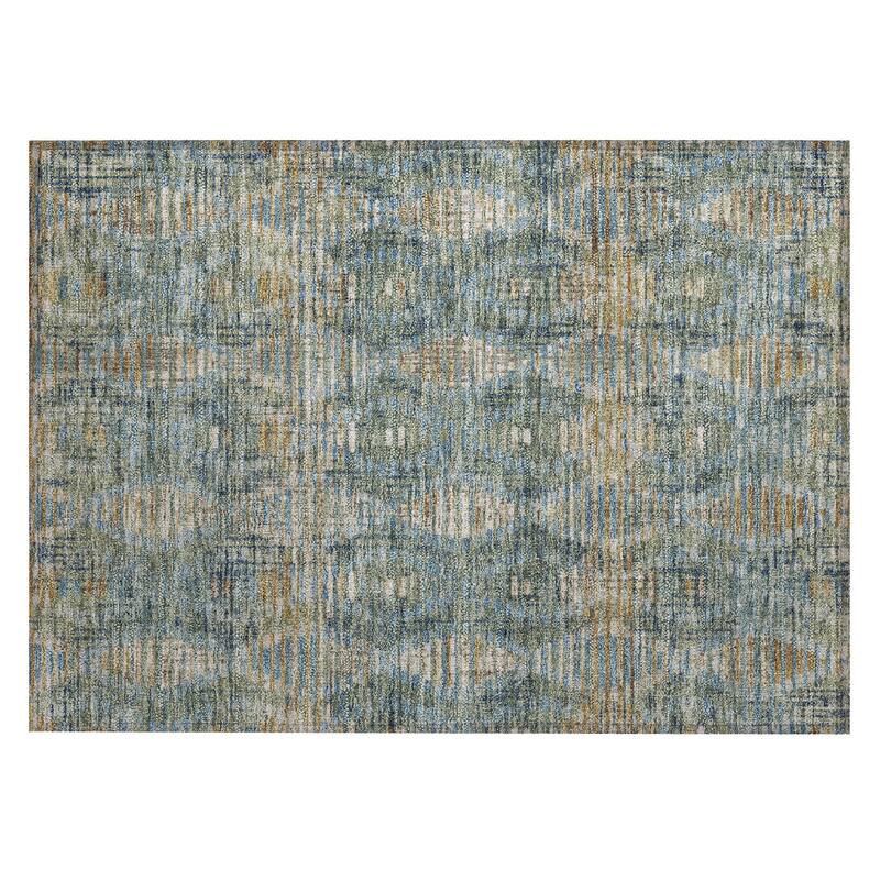 Machine Washable Indoor/ Outdoor Modern Ignacio Chantille Rug
