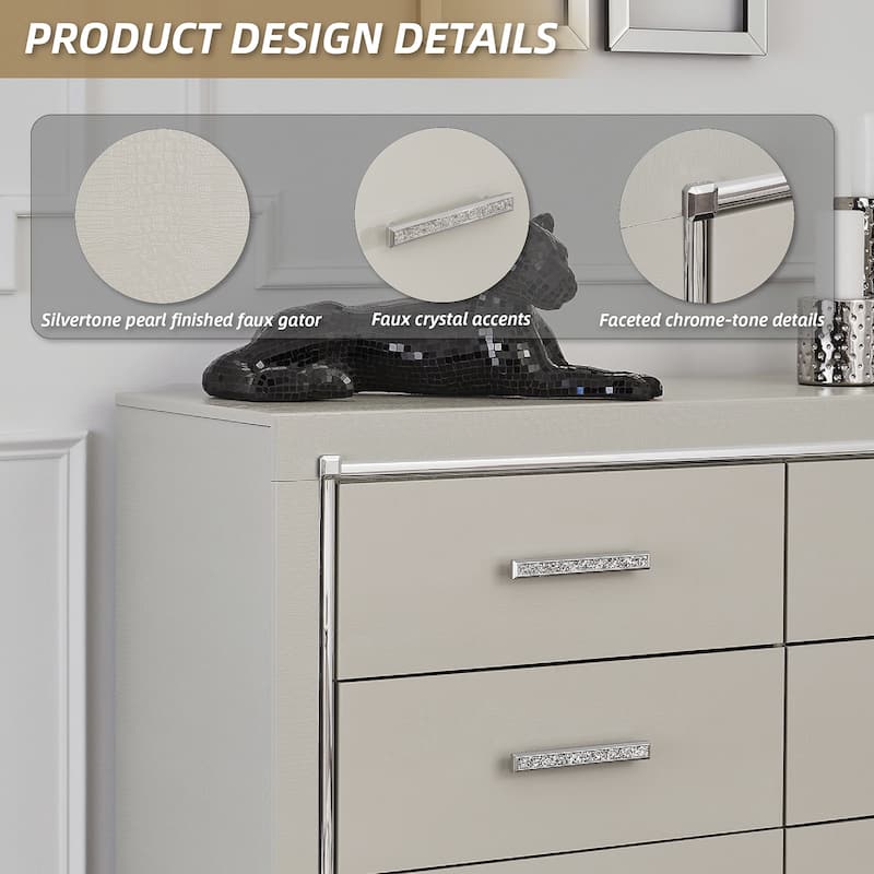 Signature Design by Ashley Zyniden Silver Dresser
