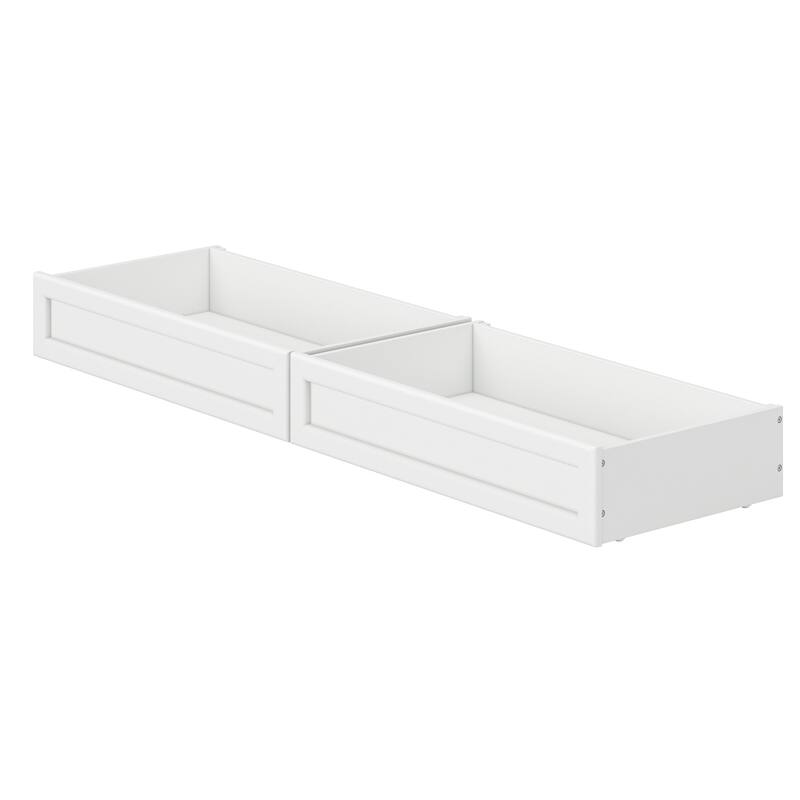 Twin-Full Mid-Century Modern Under Bed Storage Drawers