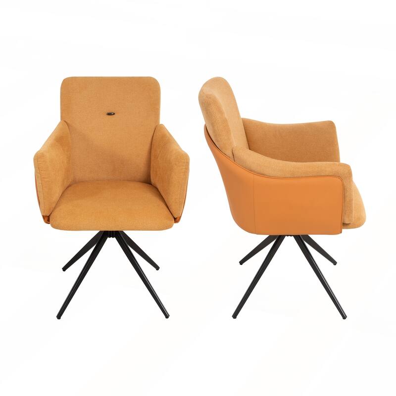 360° Swivel Home Office Desk Chairs Set of 2