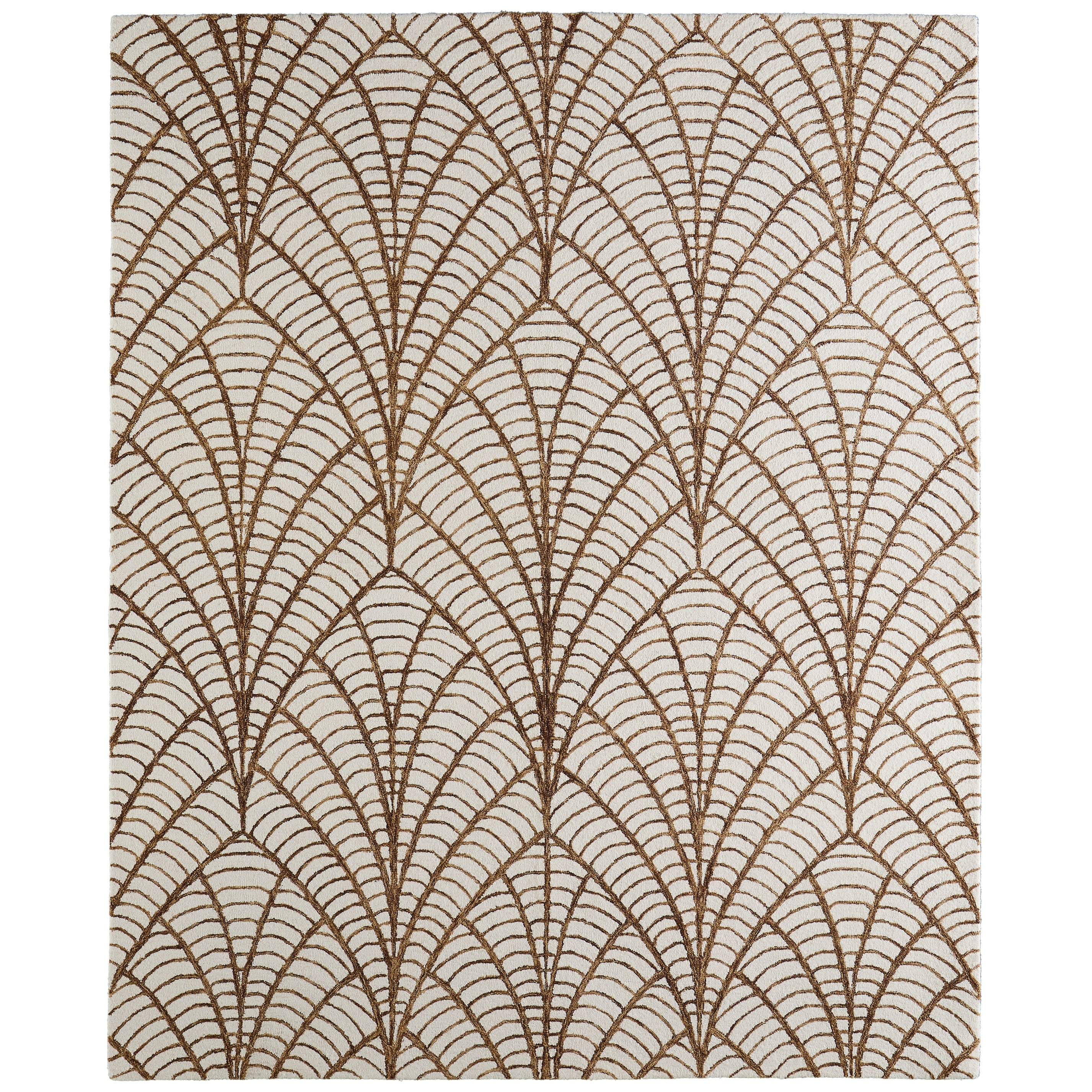 Grand Bazaar Esser Hand Tufted Ikat Modern Area Rug