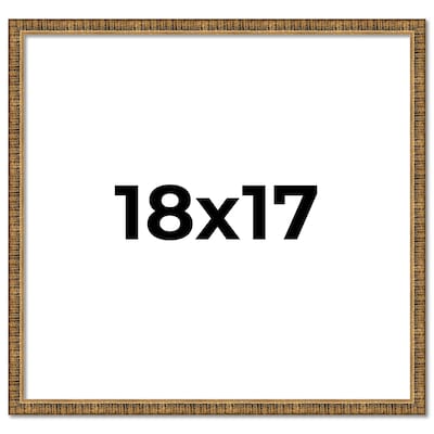 18x17 Frame Gold Kingsley Distressed Solid Wood Picture Frame Width