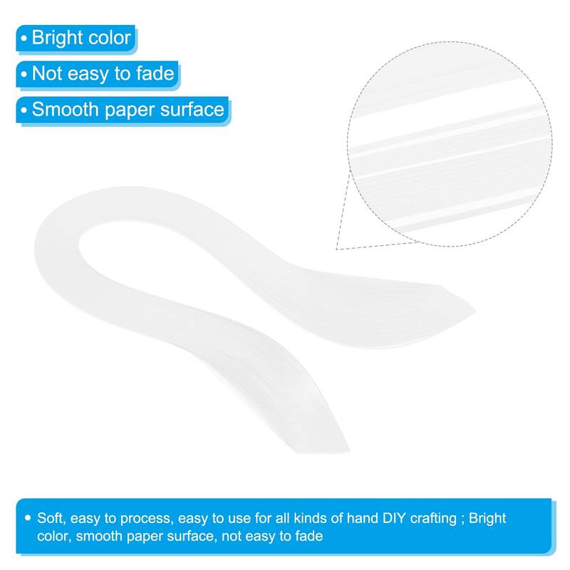 720pcs Quilling Strips Paper 1.5mm 39cm Origami Paper