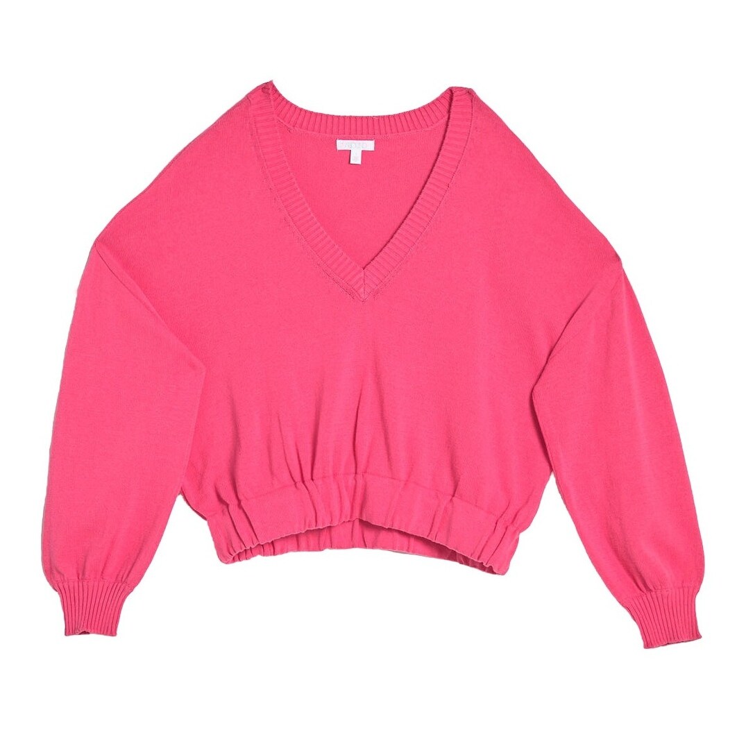 sweater with roses on sleeves