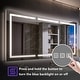 preview thumbnail 73 of 82, Modland 48"-72"W x 36"H Lighted Bathroom Medicine Cabinet with Backlit & Frontlit Modes,Anti-Fog