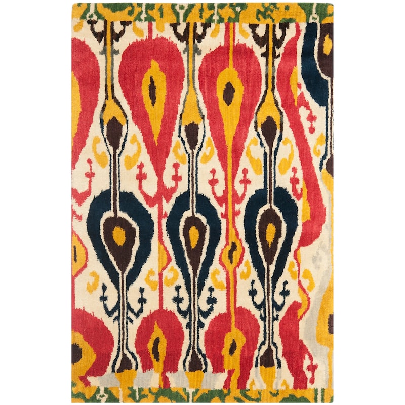 SAFAVIEH Handmade Ikat Meliha Modern Wool Rug