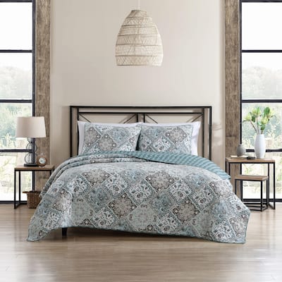 Stone Cottage Arell Reversible Cotton Quilt Set