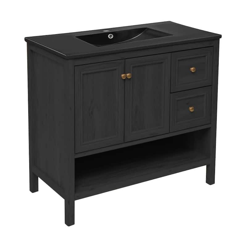 Swiss Madison SM-BV0602 Chateau 37" Free Standing Single Basin Vanity