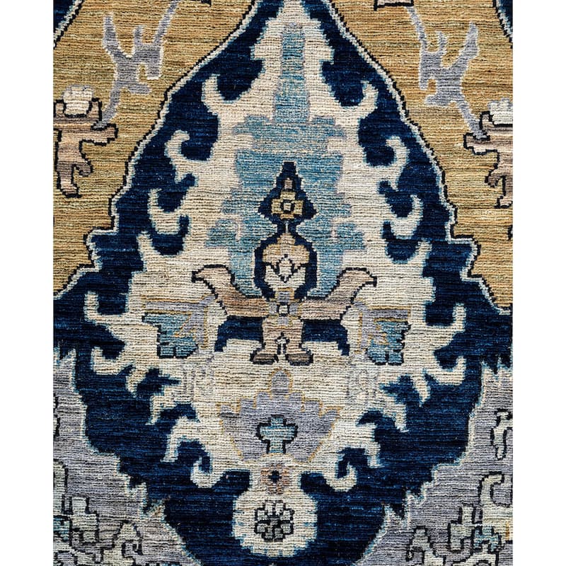 Serapi One-of-a-Kind Hand-Knotted Area Rug - Blue - 8' 0" x 9' 9"