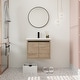 preview thumbnail 2 of 95, Beingnext 24"/30"/48" Bathroom Vanity with Sink, Floating Bathroom Vanity With Soft Close Door 23.62"W-Assembly Required - Imitative Oak