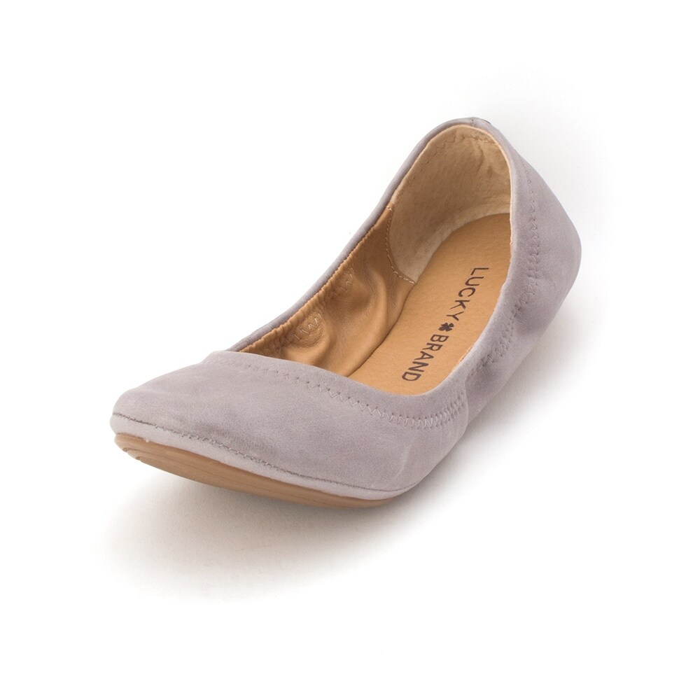 lucky brand grey flats