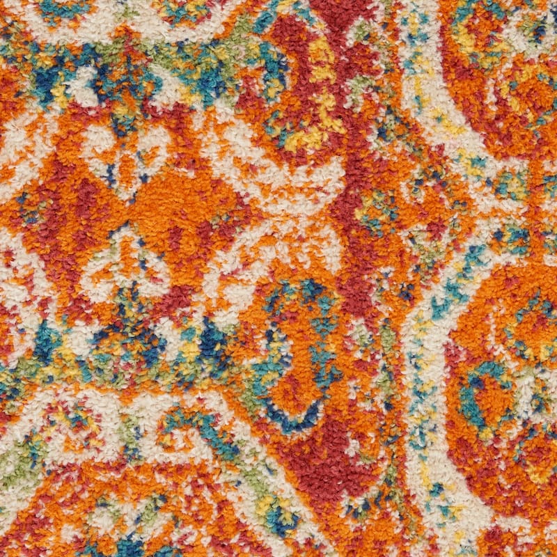 Nourison Allur Colorful Boho Tribal Medallion Area Rug
