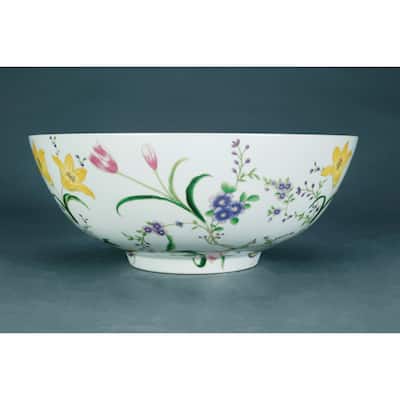 Aa Importing Birds And Flowers 14" Bowl - 5.5 X 13.5 X 13.5 inches