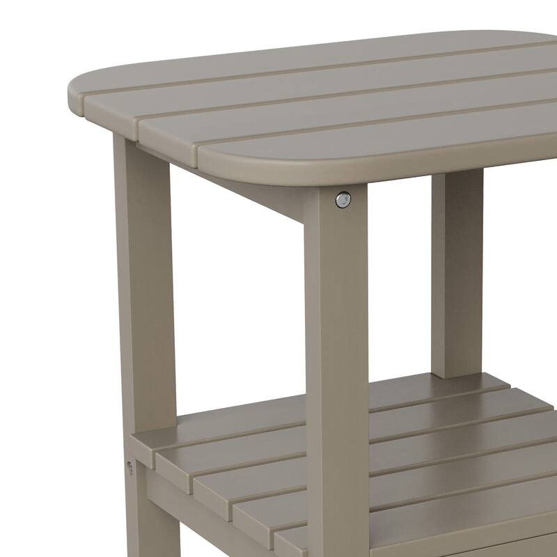 All-Weather Adirondack Style Patio Side Table