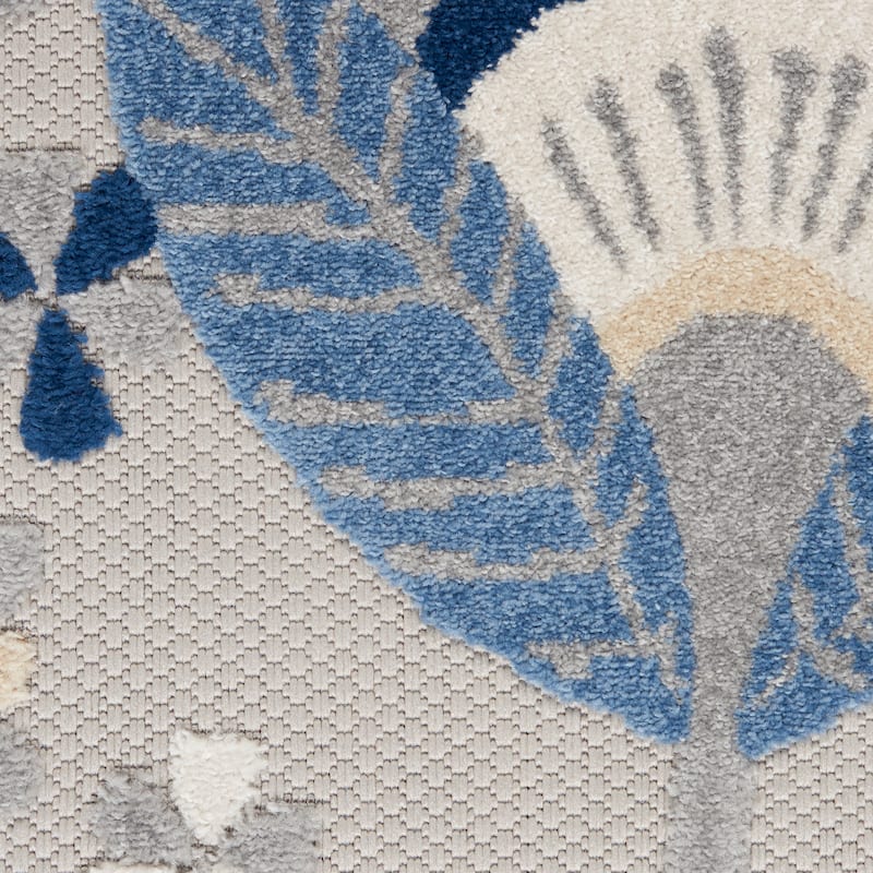 Nourison Aloha Scandinavian Floral Indoor/Outdoor Area Rug