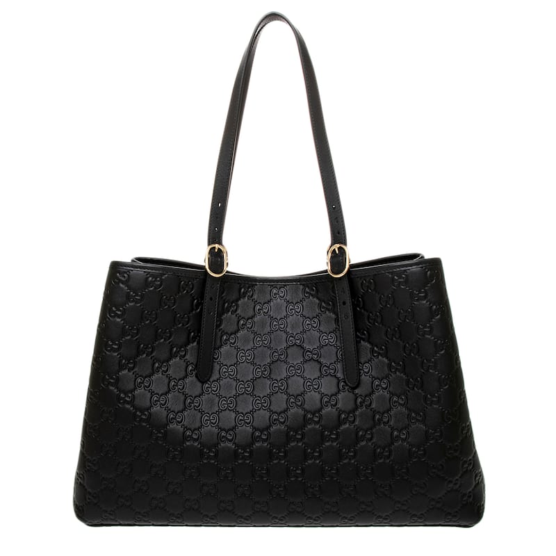 Gucci GG Emblem Large Tote Bag